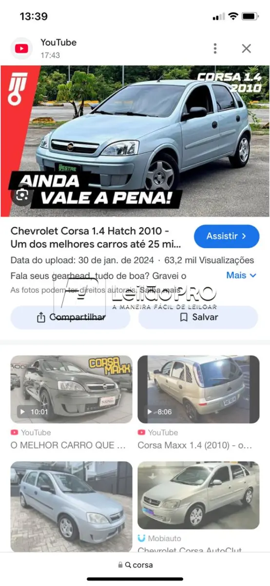 LOTE 003 - GM/CORSA 1.0